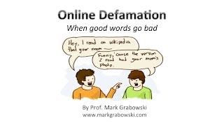 Online Defamation [upl. by Garaway295]