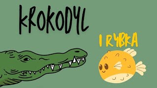 KROKODYL I RYBKA🐊Wierszyk dla dzieci 🐟wierszyk na dobranoc audiobook dla dzieci bajka z morałem [upl. by Handel]