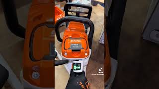 Stihl full Akku AP 500s tools chainsaw stihl fyp [upl. by Ellehcyt]