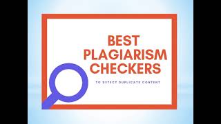 Best Plagiarism Checker for Research Papers and Thesis [upl. by Yecaj]