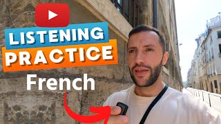 Easy French in Paris Listening Practice  Episode 9 FREN Subtitles Native French listening [upl. by Teerprug]