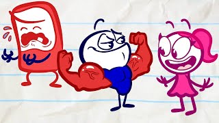 🔴 Pencilmation Live Adventures of Pencilmate and Friends  Animated Cartoons [upl. by Ardena]