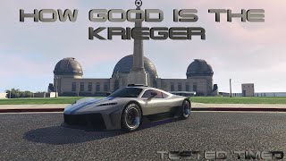 Is The KRIEGER Any Good GTA Online Timed Test [upl. by Ress222]