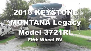 2016 Keystone Montana 3721RL Legacy Edition Fifth Wheel RV [upl. by Nodaj734]