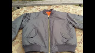 Rothco MA1 jacket review [upl. by Sairtemed723]