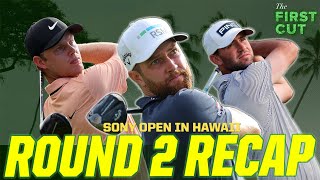 A Jam Packed Leaderboard at Waialae  2024 SONY OPEN IN HAWAII Round 2 Recap  The First Cut Podcast [upl. by Eimmak]