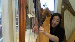 How Beautiful  Singing Harpist Esther Lee [upl. by Maupin]