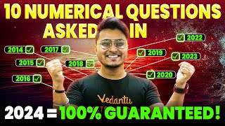 10 Most Important Numerical Questions Repeated PYQs from Class 10 Physics for CBSE Board 2024 🔥 [upl. by Refannej]