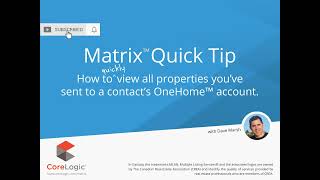 Matrix View All Properties Youve Sent To A Contacts OneHome™ Account [upl. by Latoya]