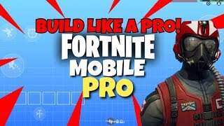 Pro Fortnite Mobile Player  The BEST HUD Setup In Fortnite Mobile to BUILD LIKE A PRO [upl. by Py]