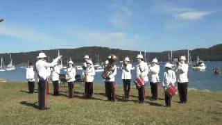 Advance Australia Fair by the Pittwater House Cadet Unit Band Palm Beach Sydney [upl. by Nrubliw]