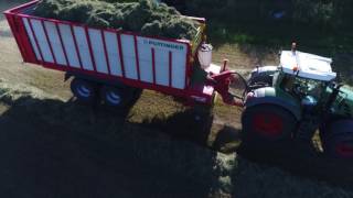 Ensilage autochargeuse pottinger et Fendt 824 drone [upl. by Athey]