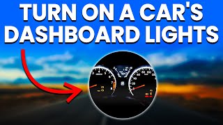 How To Turn On A Car Dashboard Lights Easy Guide [upl. by Dimo145]