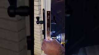 Pella Storm Door Latch Assembly Replacement  Repair  How To shorts [upl. by Ingaberg]