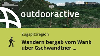 Wandern bergab vom Wank über Gschwandtner und Tannenhütte [upl. by Neyr]