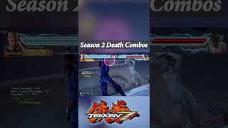 Tekken 7 Season 2 Death Combos Back Then shorts fightinggames tekken [upl. by Einna]