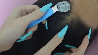 ASMR Hair Sound With Scalp Scratching Hair Exam Hair Massage No Talking For Sleep [upl. by Piwowar82]