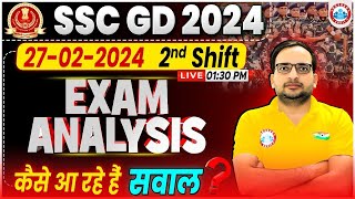 SSC GD 2024 Exam Answer Key  SSC GD 27 Feb 2nd Shift Exam Analysis SSC GD 2024 Paper Solution [upl. by Grindle]