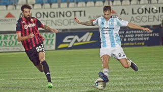 Serie C al Comunale di Chiavari V Entella  Lucchese finisce 00 [upl. by Aicssej]