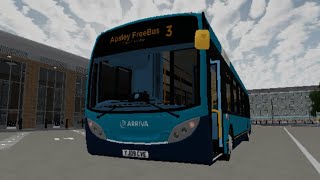 Roblox Apsley Bus Route 3 to Apsley FreeBus ADL Enviro200 [upl. by Silohcin]