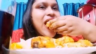 EATING CHICKEN BIRYANI WITH CHICKEN KOSHA [upl. by Hulburt]