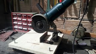 supporto smerigliatrice fai da te homemade angle grinder stand [upl. by Yras553]