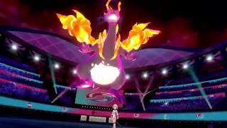 Shiny Gigantimax Charizard in Pokemon Sword and Shield [upl. by Emelun]