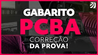 Gabarito PCBA correção da prova Extraoficial [upl. by Meibers136]