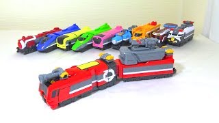 烈車戦隊トッキュウジャー 烈車合体シリーズ10 ファイヤーレッシャー レビュー RESSHA SENTAI TOQger TOQ RESSHA 10 FIRE RESSHA review [upl. by Avictor]