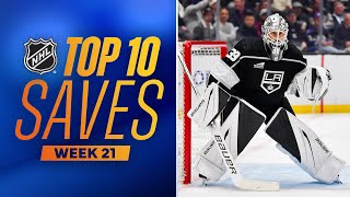 Top 10 Saves from Week 21 202324 NHL Season [upl. by Britta]