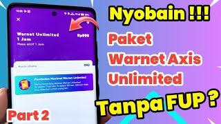 Nyobain Review Paket Data Warnet Unlimited Axis Di Tahun 2024  24 Jam Tanpa FUP [upl. by Knoll]