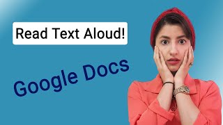 Make Google Docs read texts to you out loud [upl. by Pathe]