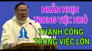 AI NHẪN NHỊN ĐƯỢC TRONG VIỆC NHỎ SẼ THÀNH CÔNG TRONG VIỆC LỚN  CHA HY GIẢNG VÀ GIẢI ĐÁP THẮC MẮC [upl. by Temirf388]