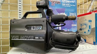 Vintage VHS Sears brand Camcorder Thrift Find [upl. by Lali]