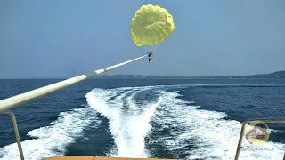 Parasailing in Goa with price Couple Parasailing  Water Sports in Goa [upl. by Quar]