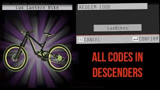 NEW All Codes in Descenders 2024 descenders tips 10 [upl. by Ayhtnic]