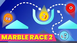 Numberblocks Marble Race  Part 2 [upl. by Arais]