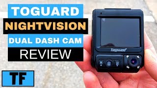 Toguard Dash Cam IR Night Vision CE46 for Lyft and Uber Dual Lens Review  Best Dash Cam [upl. by Iasi693]