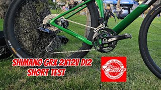 Test breve Shimano GRX 2x12v Di2 [upl. by Africa]