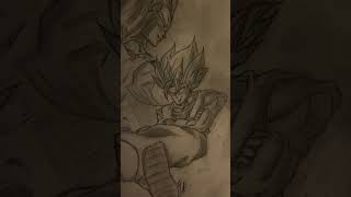 The Potara Fusion Vegito dragonballart animeart drawing art dragonballseries dragonballseries [upl. by Filomena]