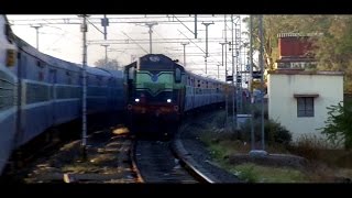 The Unique Scissors Crossing and More on A Single Line Diesel Section  Indian Railways [upl. by Angel]