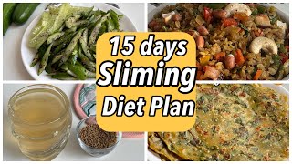 Full Day Diet Plan for Weight Loss for 15days Sliming Diet PlanWeight Loss Diet Plan for 2 weeks [upl. by Rihat]