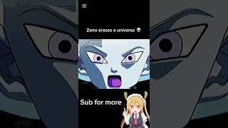 Zeno erases 9th universe anime [upl. by Nnylyaj238]