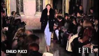 Emilio Pucci Milan Fashion Week OtoñoInvierno 20122013  Elle España [upl. by Aelaza]