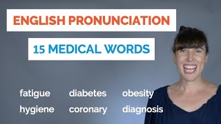 English Pronunciation Lesson for Doctors  Correct Commonly Mispronounced Medical Terminology OET [upl. by Roch]