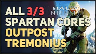 Outpost Tremonius All Spartan Cores Location Halo Infinite [upl. by Atilek]