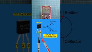 how to test the PNP transistor tutorial [upl. by Netsirt906]