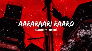 Jawan AARARAARI RAARO  Slowed  Reverb  Shah Rukh Khan  Atlee Deepthi Anirudh Music World [upl. by Jobyna]