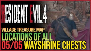 Where to Use Old Wayshrine Key Resident Evil 4 Remake  All Locked Treasures [upl. by Lobiv]