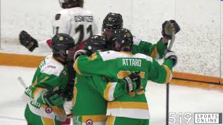 PJHL  Paris Titans vs Hespeler Shamrocks [upl. by Alegnaoj191]